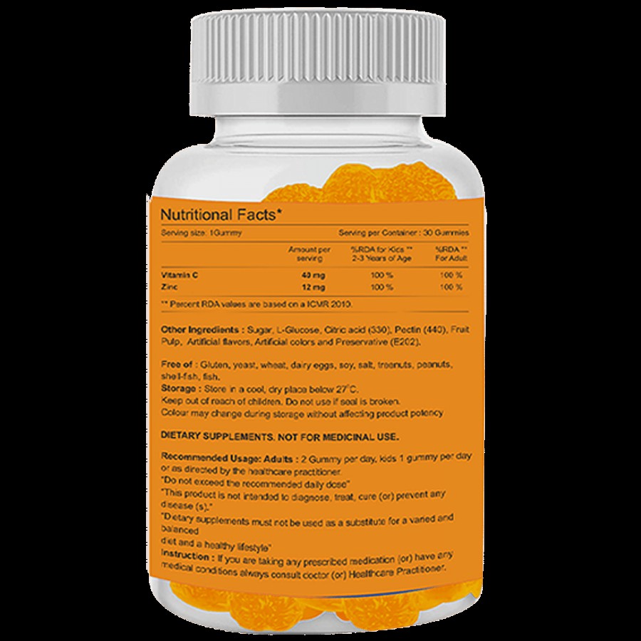 Healthvit Top Gummy - Vitamin C + Zinc