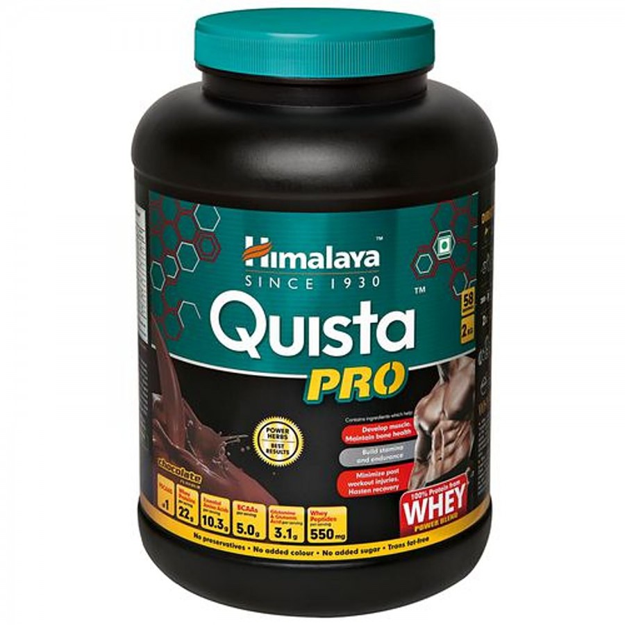 Himalaya Quista Pro Advanced Whey Protein Formula fortified With Power Herbs - Chocolate