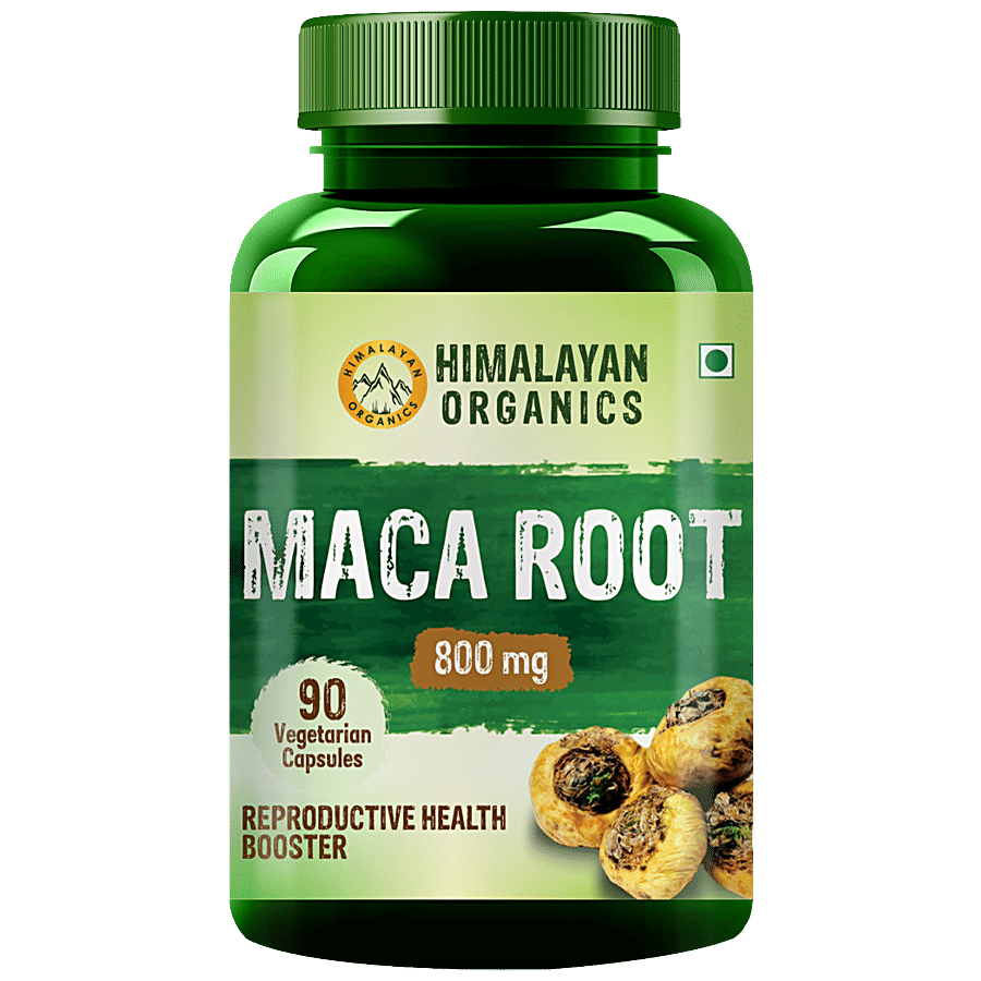 Himalayan Organics Maca Root Extract Capsule - Boosts Reproductive Health