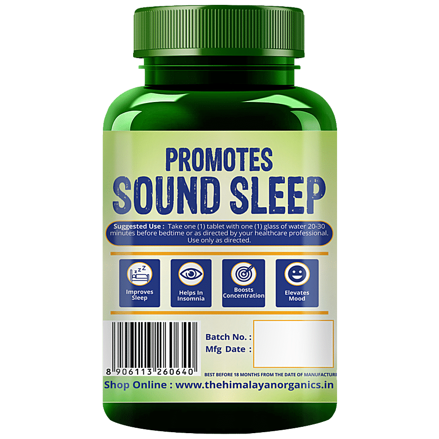 Himalayan Organics Melatonin 10Mg Capsule - Helps To Sleep Well