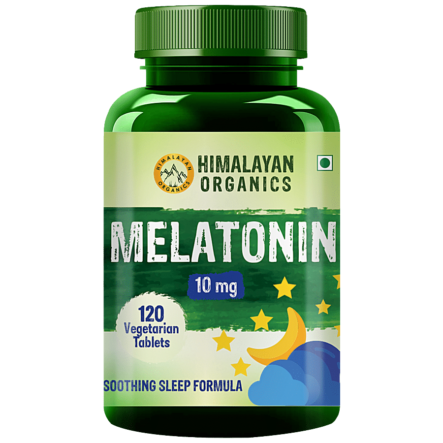 Himalayan Organics Melatonin 10Mg Capsule - Helps To Sleep Well