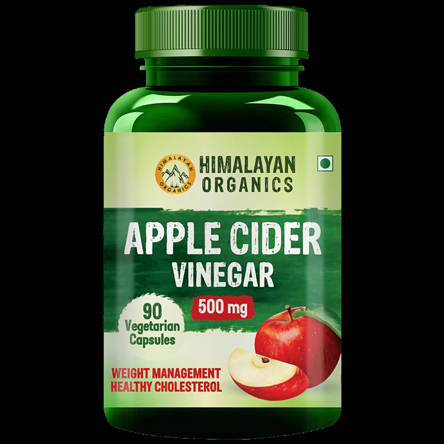 Himalayan Organics Apple Cider Vinegar Capsules - For Weight Management