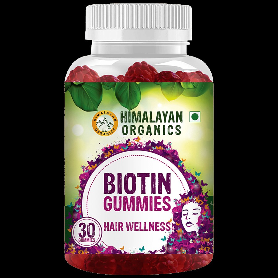 Himalayan Organics Biotin Gummies - For Hair Growth