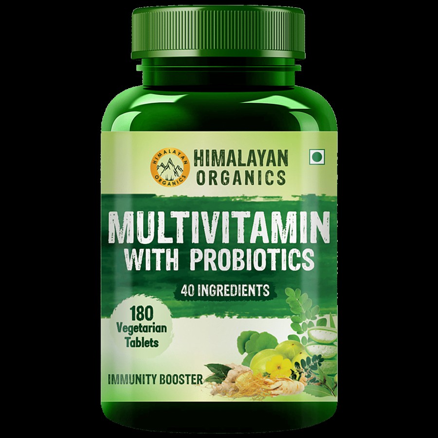 Himalayan Organics Multivitamin Tablets - With Probiotics