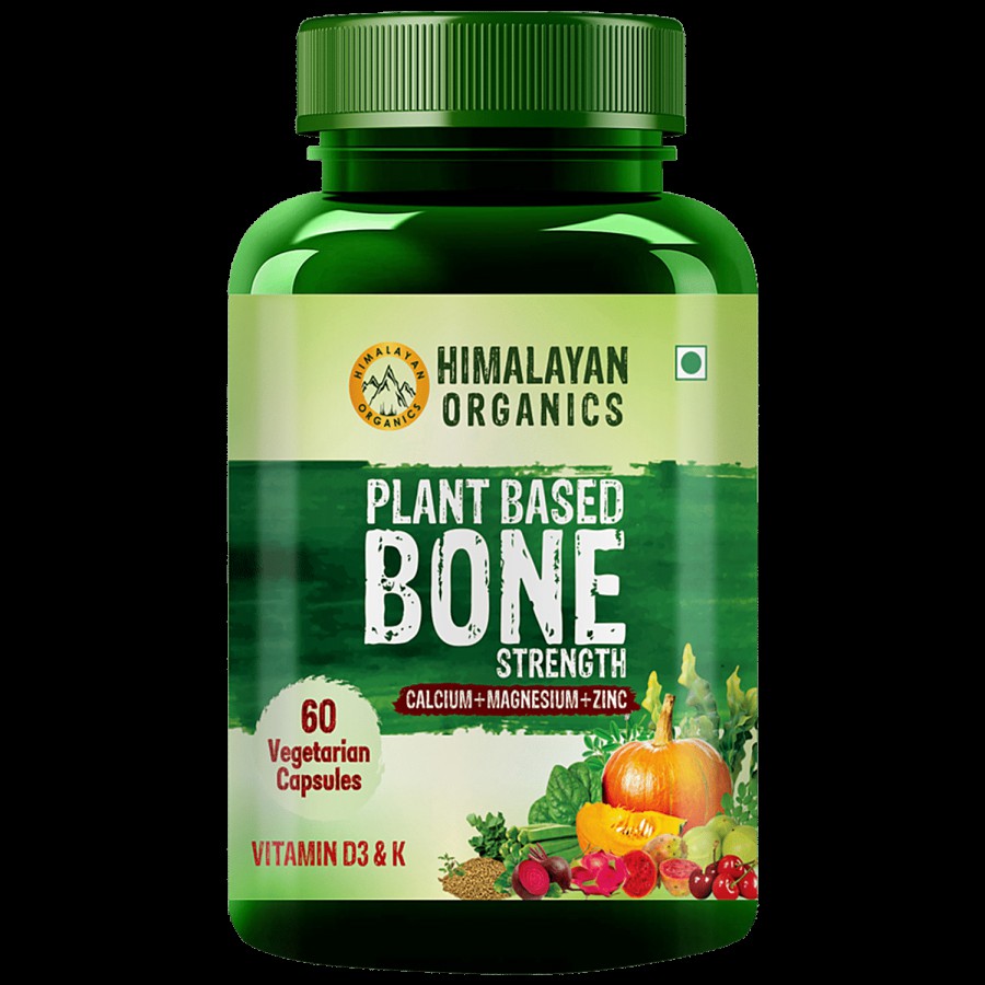 Himalayan Organics Plant Based Bone Strength Capsules - For Healthy Joints