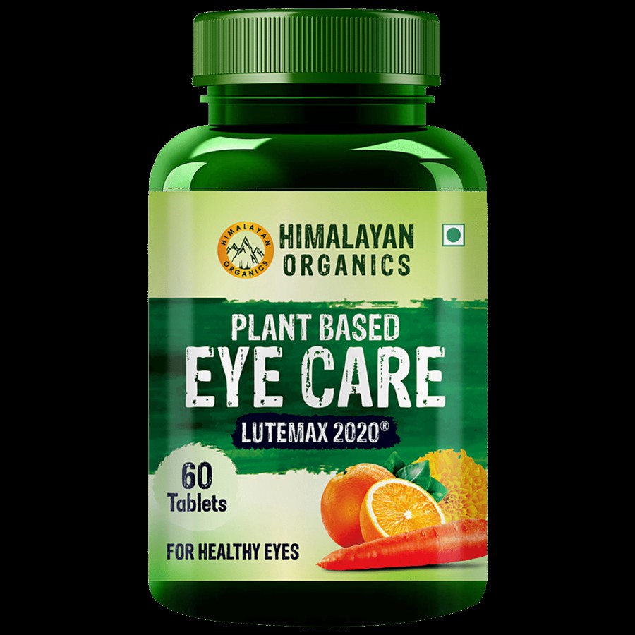 Himalayan Organics Plant Based Eye Care Tablets - Improves Vision