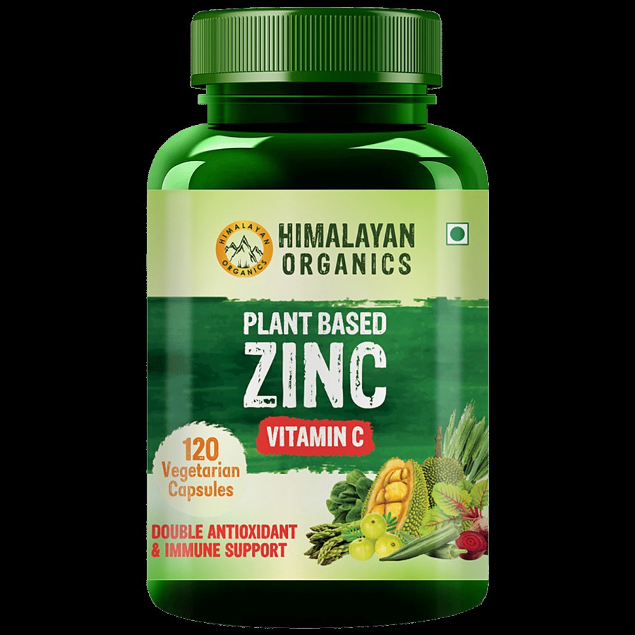 Himalayan Organics Plant Based Zinc - With Vitamin C