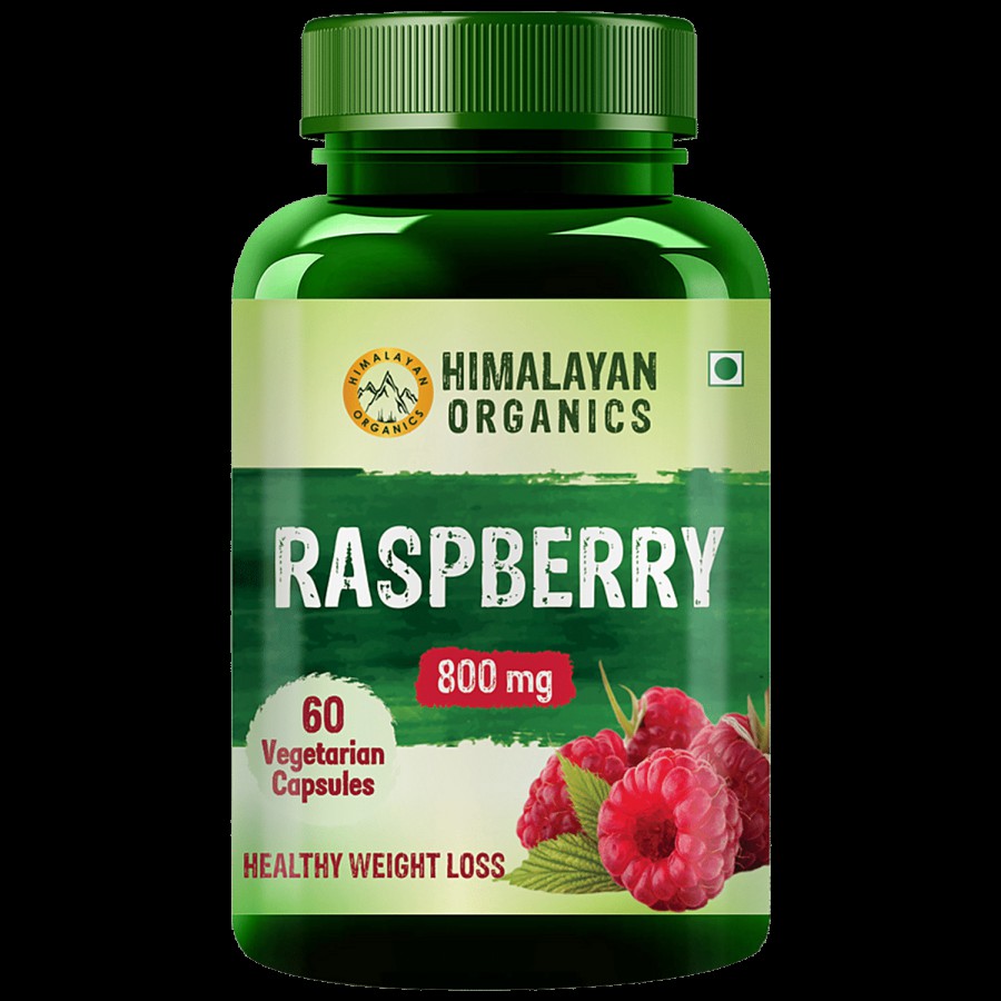 Himalayan Organics Raspberry Capsules - For Healthy Weight Loss