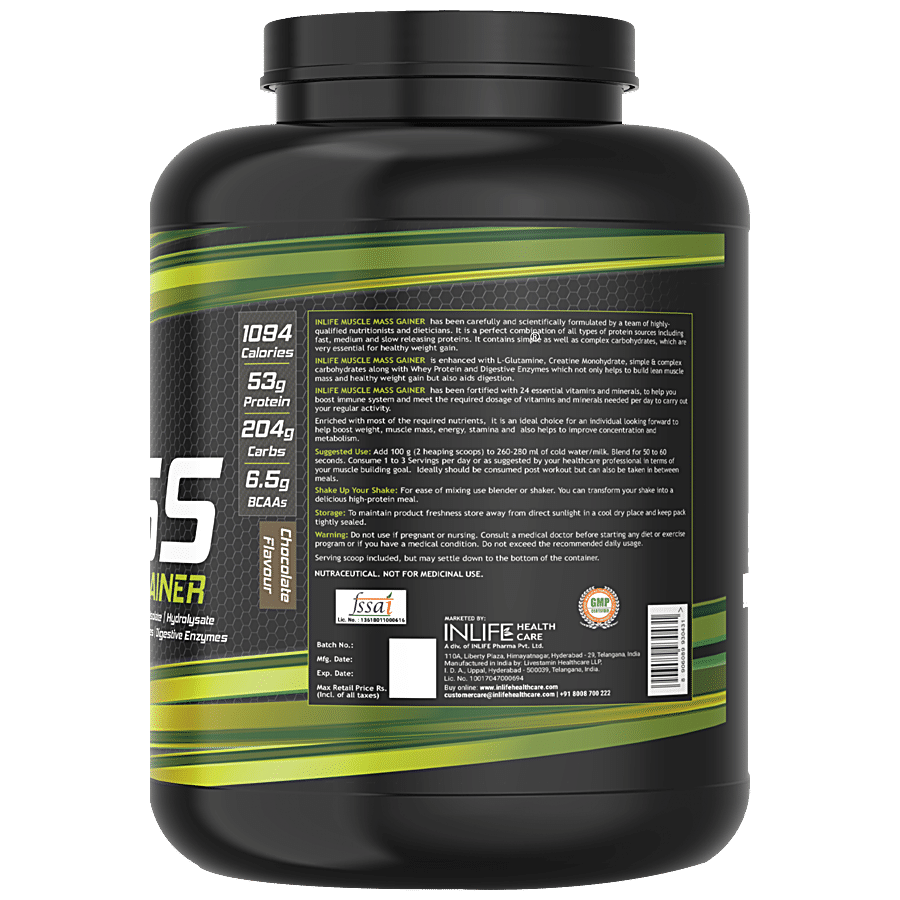 INLIFE Muscle Mass Gainer - Chocolate