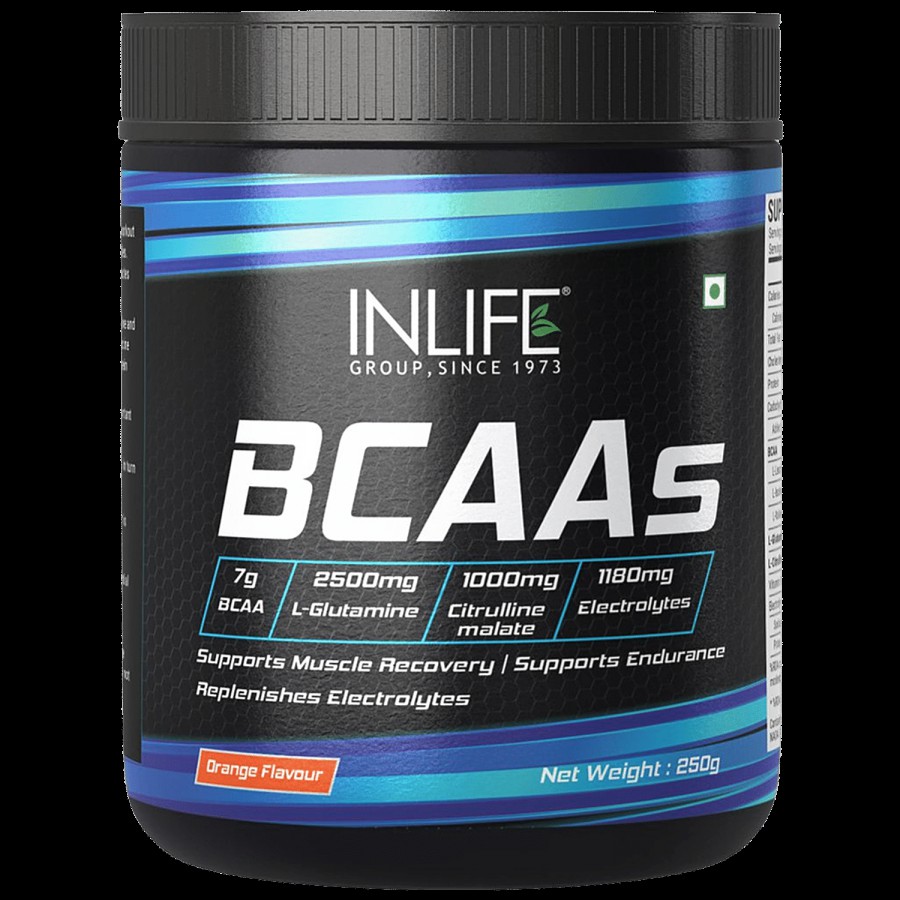 INLIFE BCAA Supplement - Orange