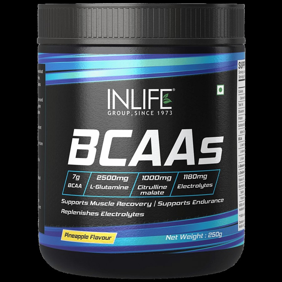 INLIFE BCAA Supplement - Pineapple