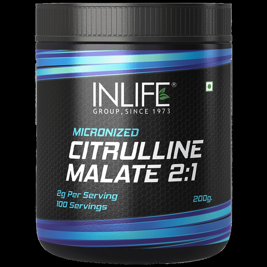 INLIFE Micronized Citrulline Malate 2:1 Powder - Unflavoured