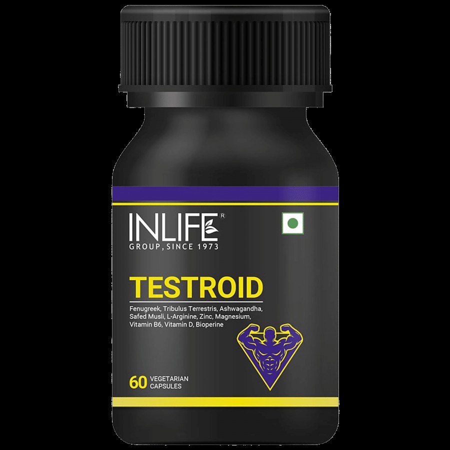 INLIFE Testroid Capsules - Testosterone