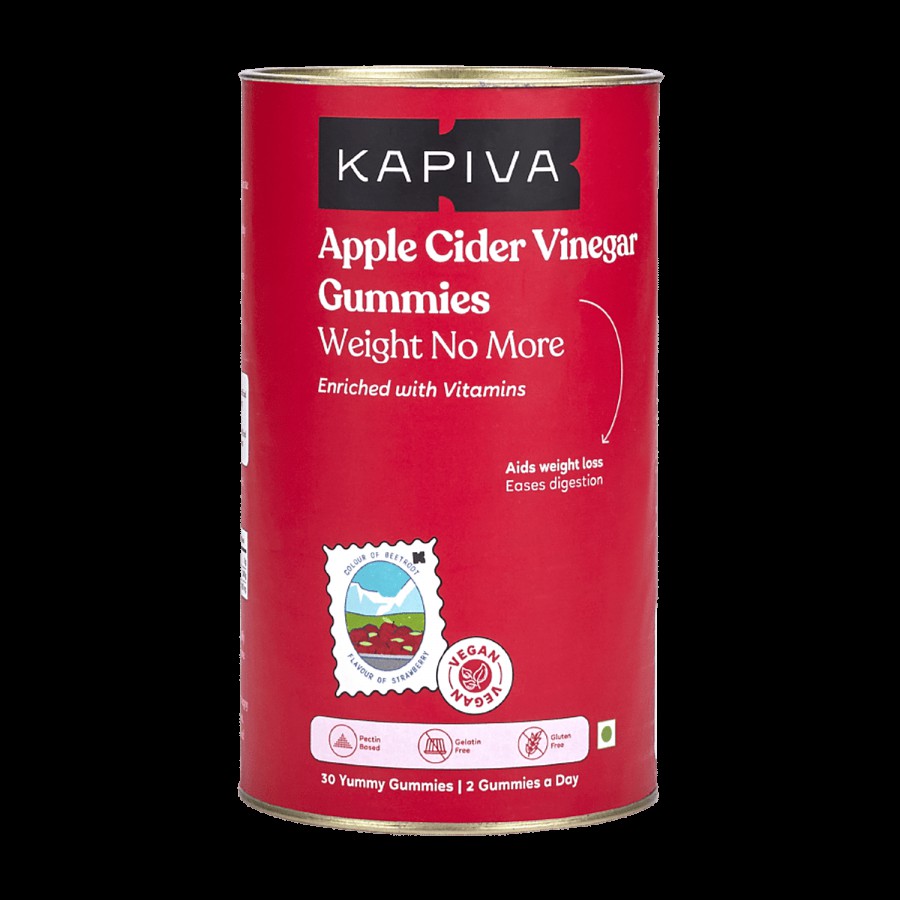 Kapiva Apple Cider Vinegar Gummies - Enriched With Vitamins