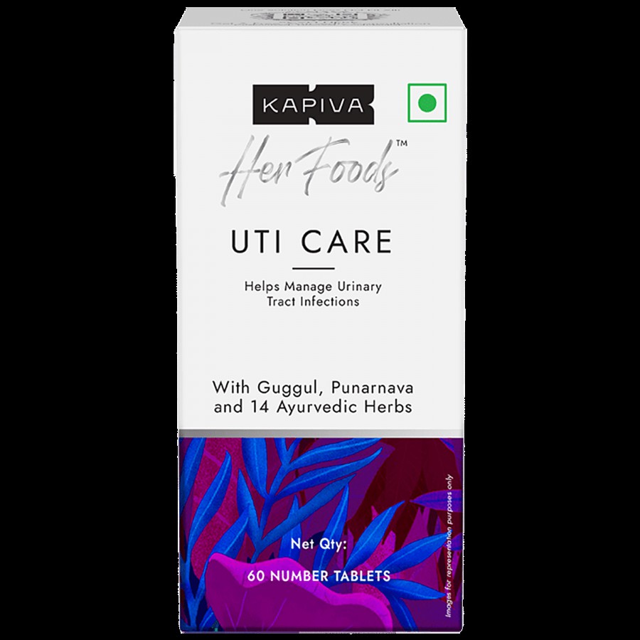 Kapiva Her Foods UTI Care Tablet - Helps Manage Inflammation