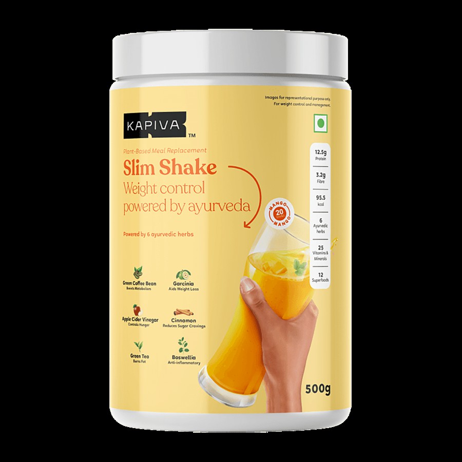 Kapiva Mango Slim Shake - Weight Control Powered By Ayurveda