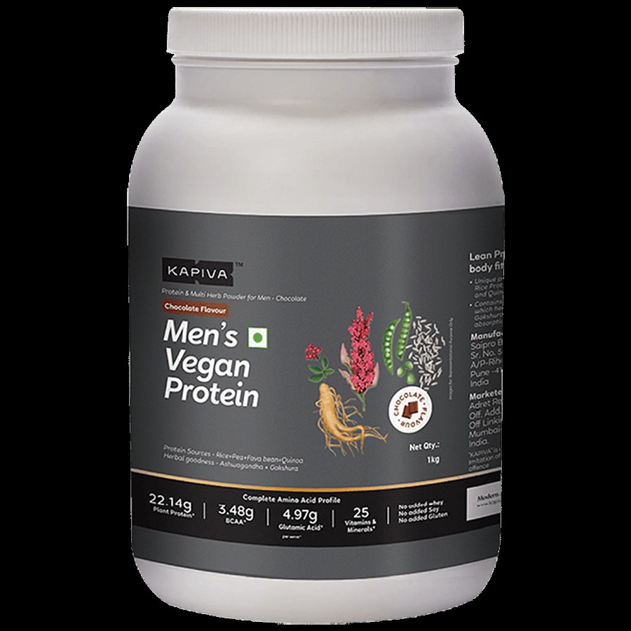 Kapiva Men’s Vegan Protein - Chocolate Flavour