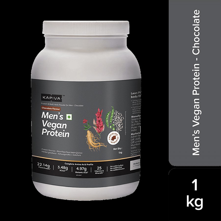 Kapiva Men’s Vegan Protein - Chocolate Flavour