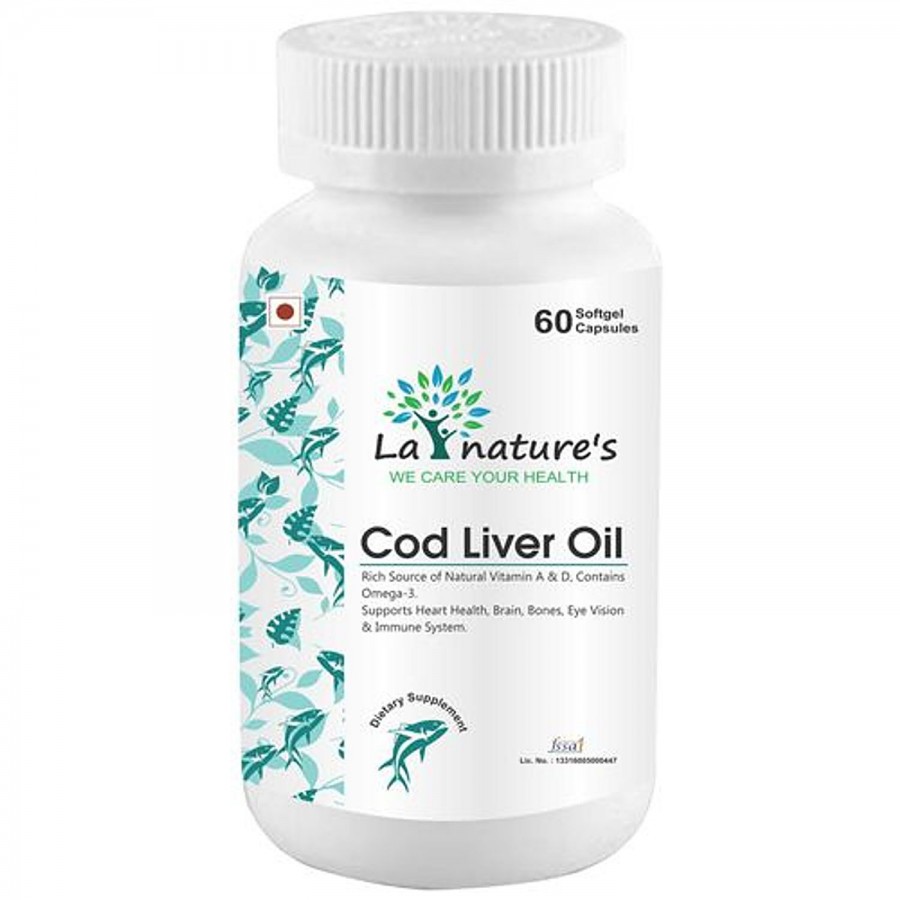 La Natures Cod Liver Oil Softgels