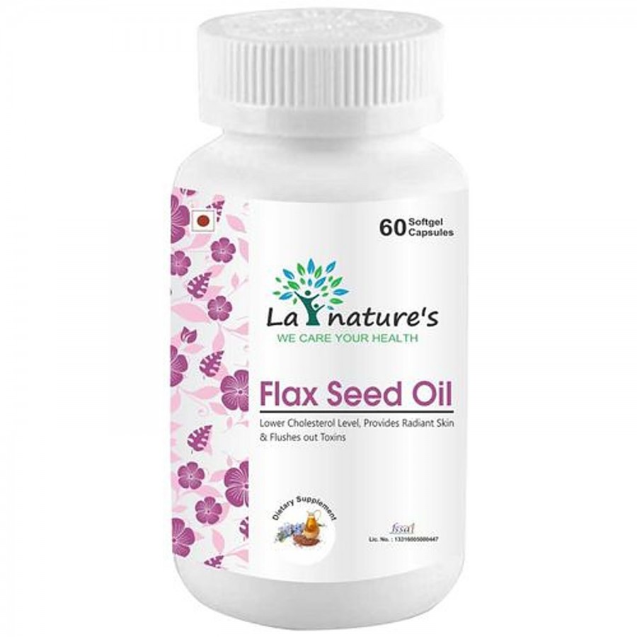 La Natures Flaxseed Oil Softgels