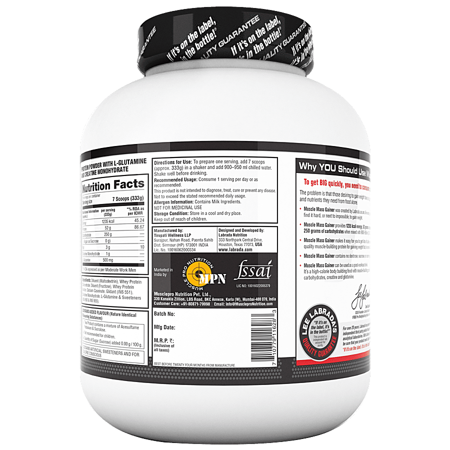 Labrada Muscle Mass Gainer - Vanilla