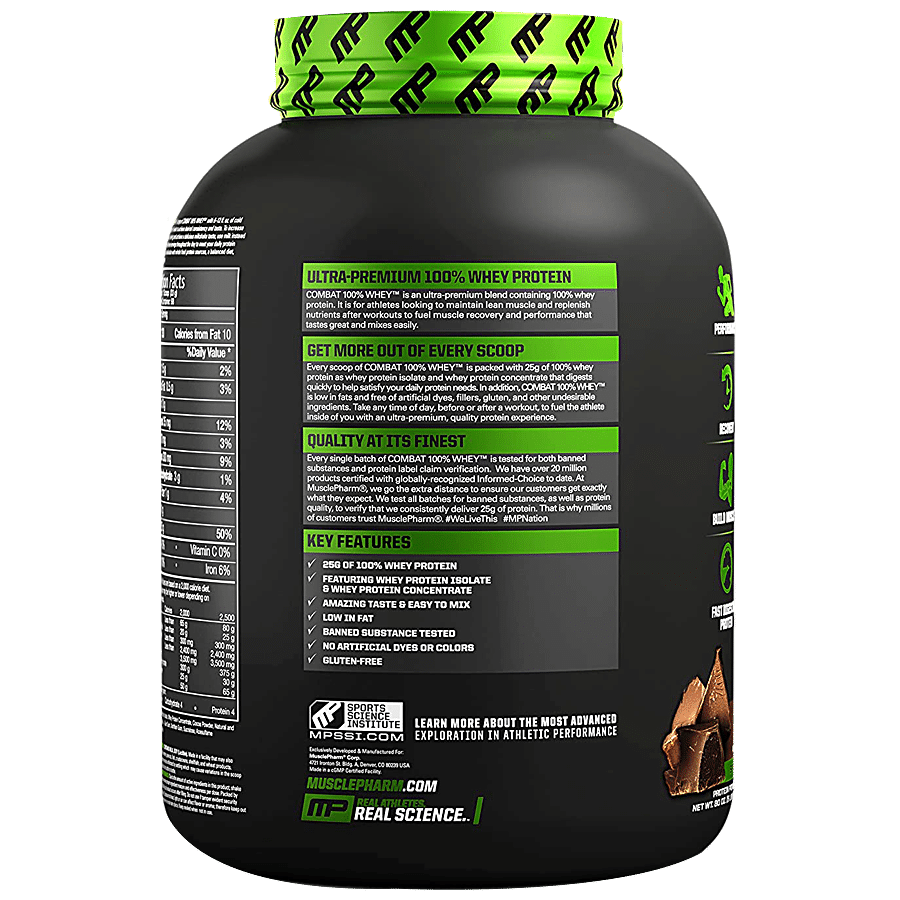 MUSCLEPHARM Combat 100% Whey Protein - Chocolate Milk