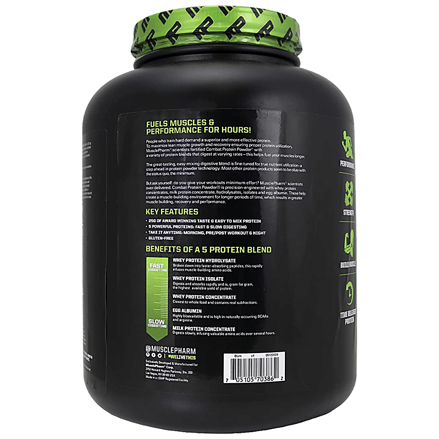 MUSCLEPHARM Combat Protein Powder Drink Mix - Chocolate Milk