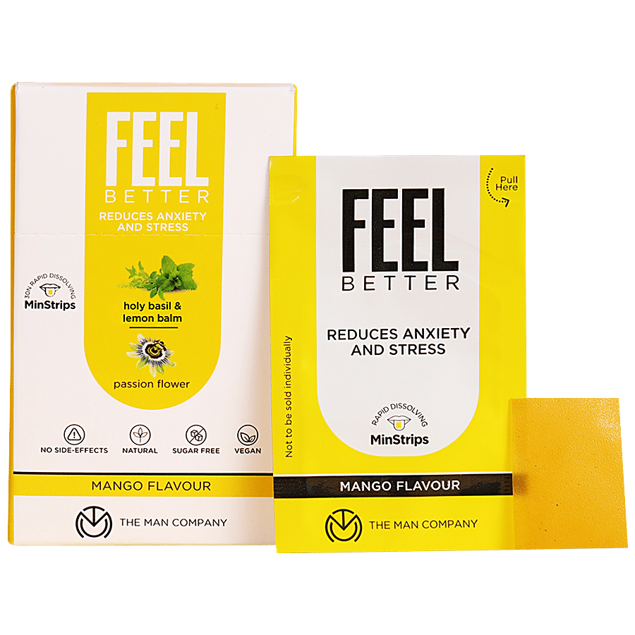 MinS Feel Better MinStrips - Holy Basil & Lemon Balm