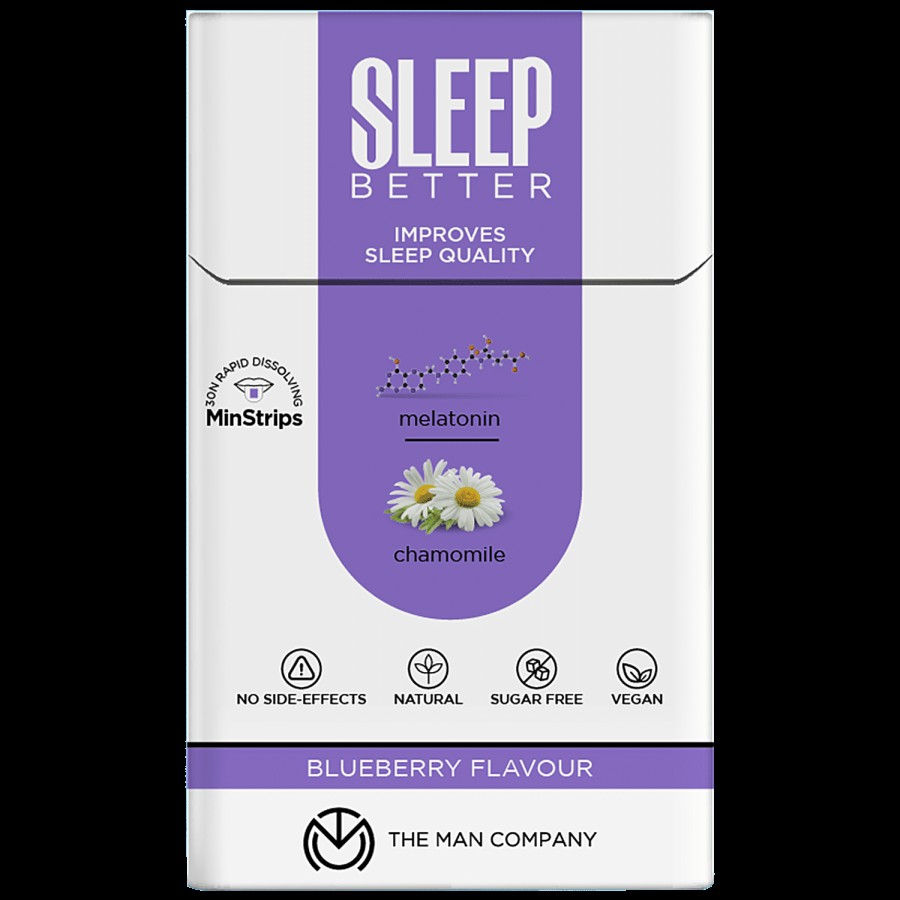 MinS Sleep Better MinStrips - Melatonin & Chamomile