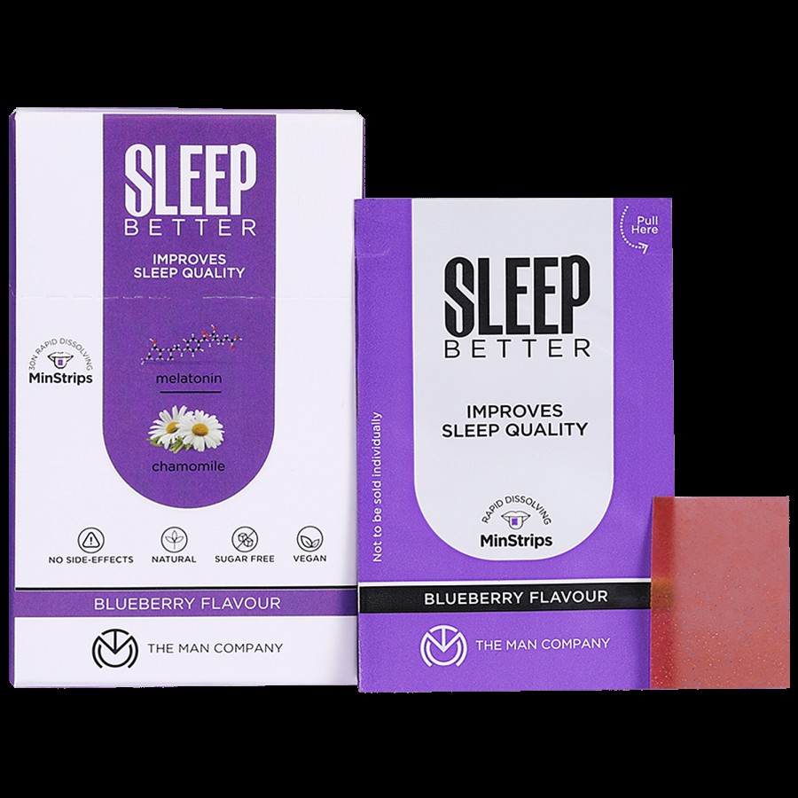 MinS Sleep Better MinStrips - Melatonin & Chamomile