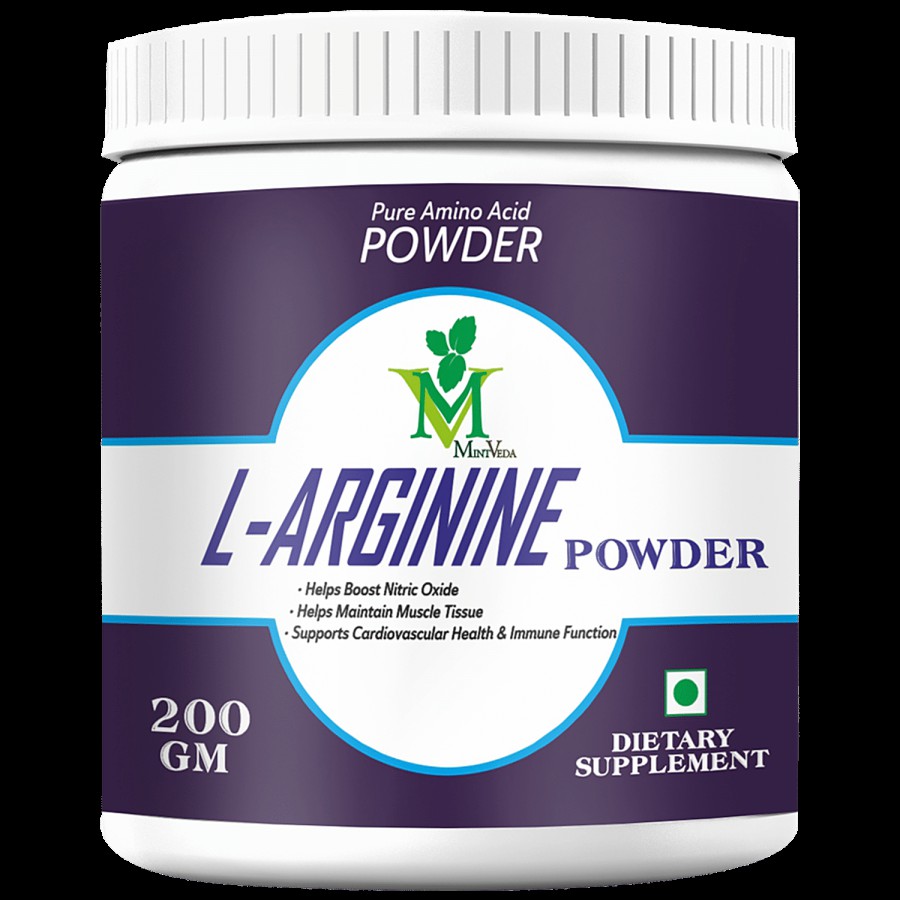 Mintveda L-Arginine Powder - Supports Health & Immune Function