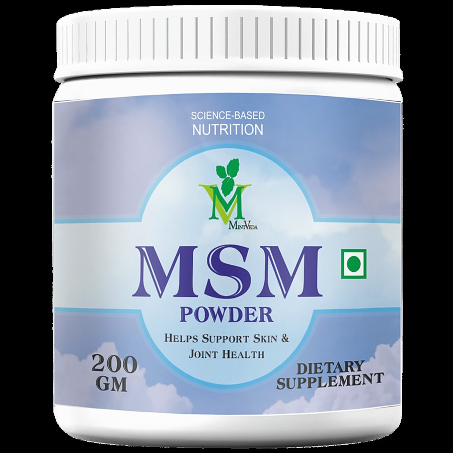 Mintveda MSM Powder - Suport Skin & Joint Health