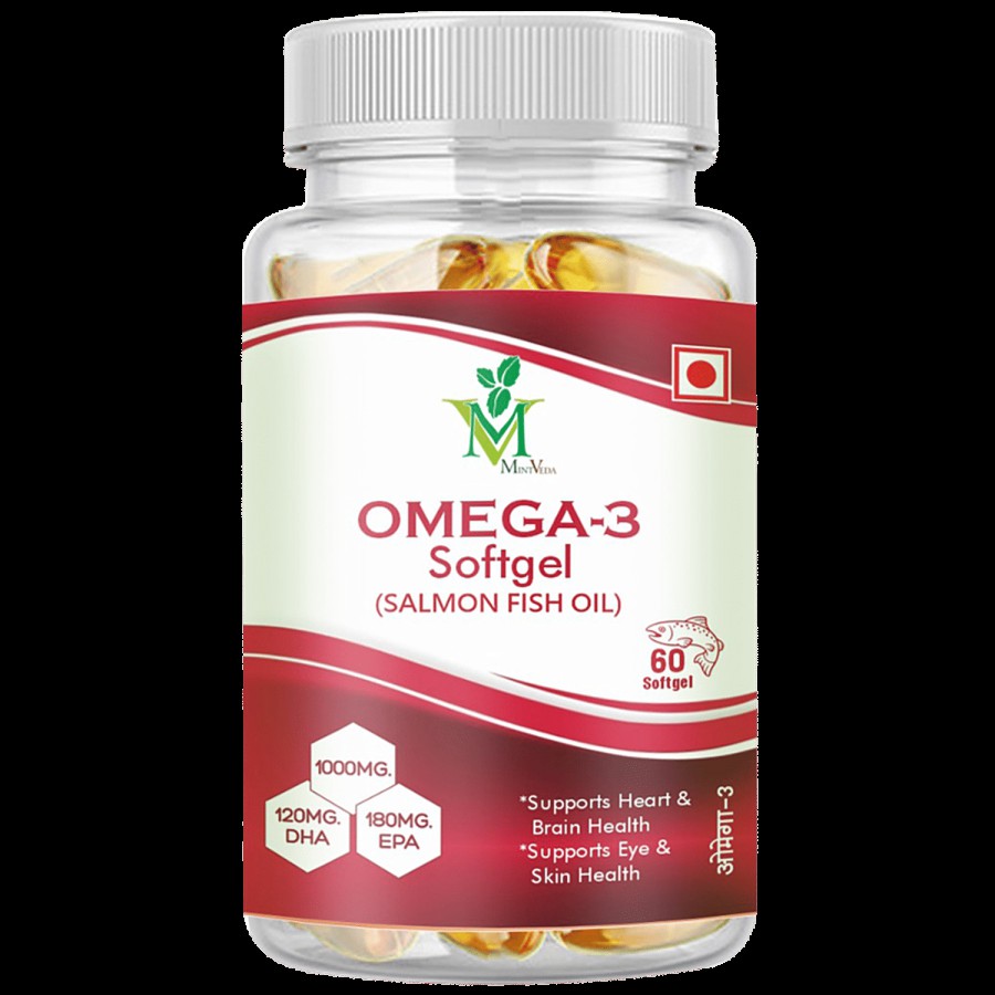 Mintveda Omega 3 Fish Oil Soft Gel