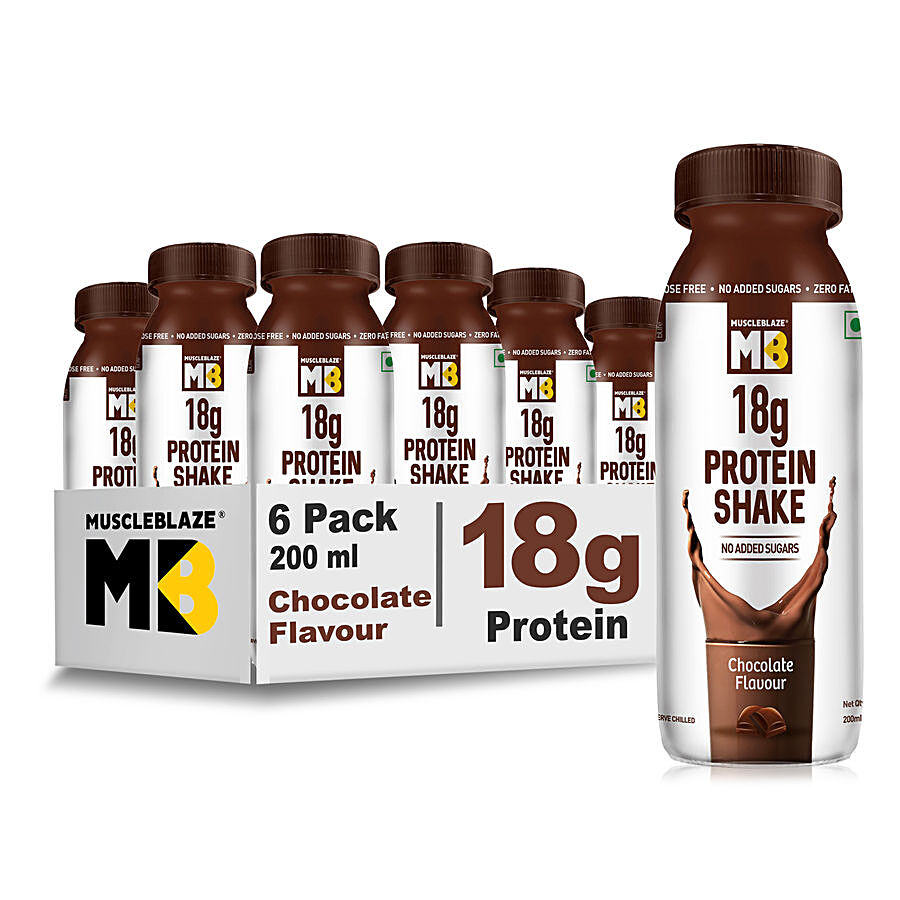 MuscleBlaze 18 g Protein Shake - No Added Sugar