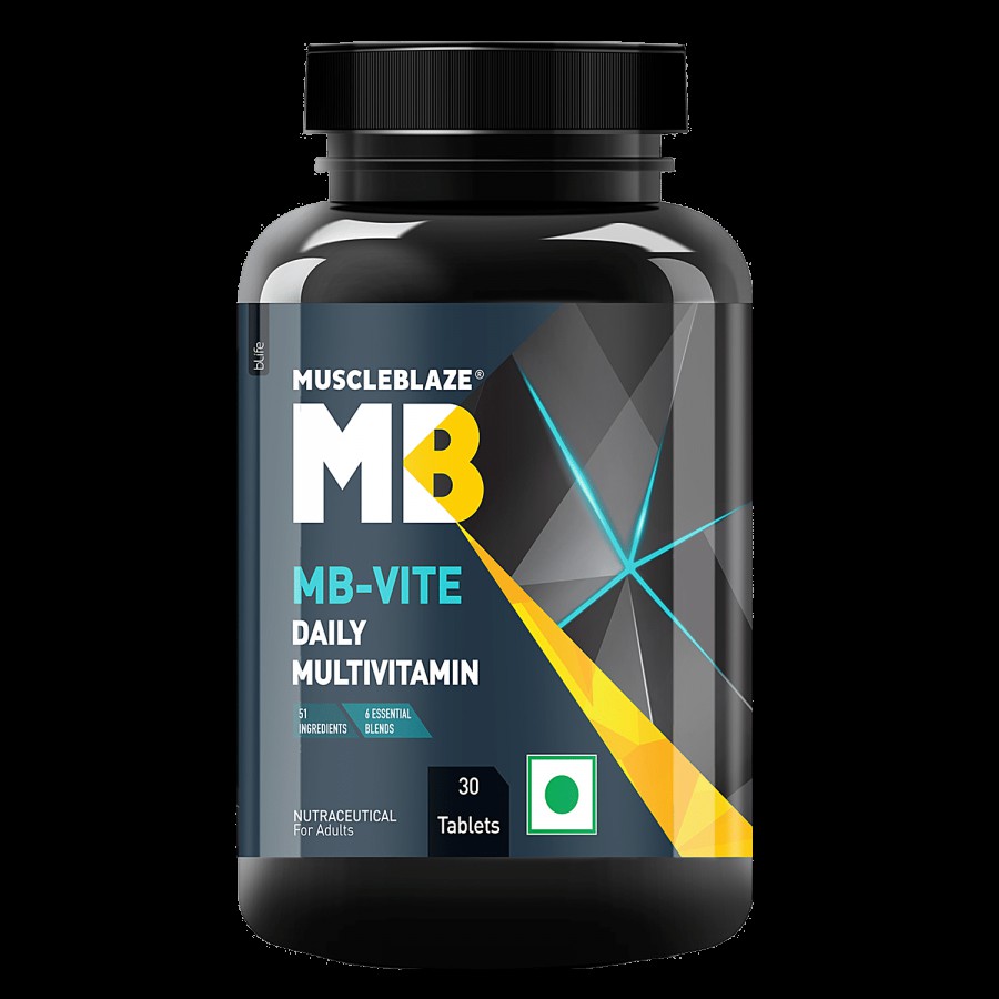 MuscleBlaze MB-Vite Daily Multivitamin With 51 Ingredients & 6 Blends Multivitamin Tablets