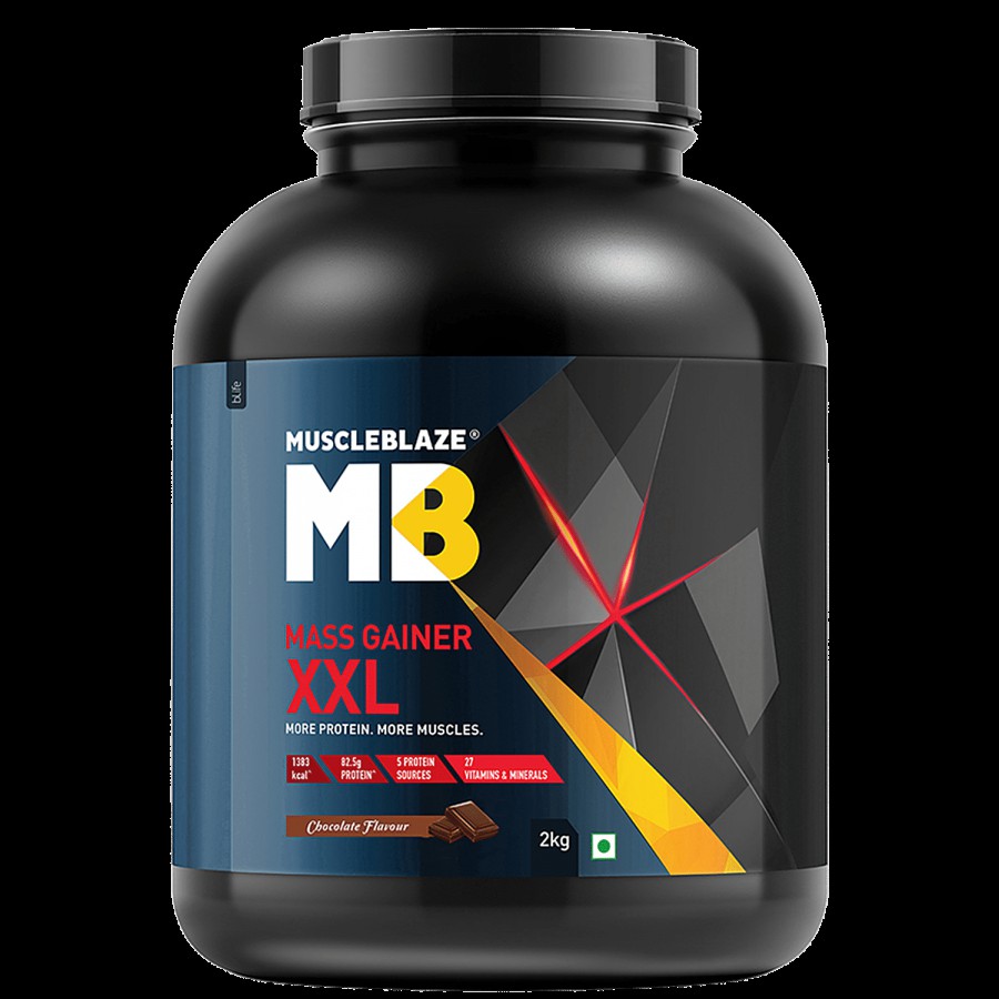 MuscleBlaze Mass Gainer XXL - 82.5g Protein