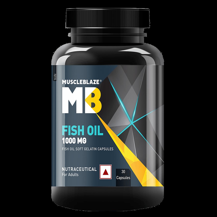 MuscleBlaze Omega 3 Fish Oil 1000 mg