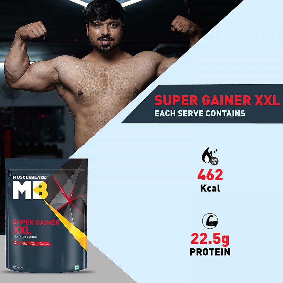 MuscleBlaze Super Gainer XXL - 67.5g Protein