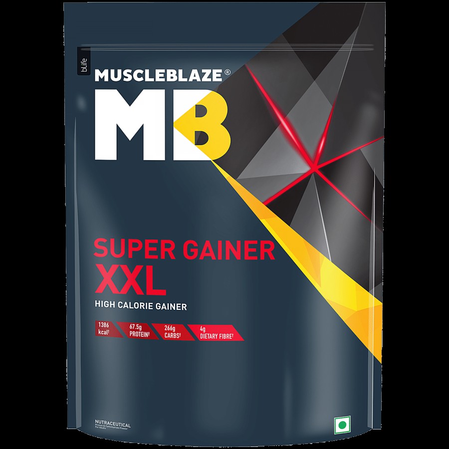 MuscleBlaze Super Gainer XXL - 67.5g Protein