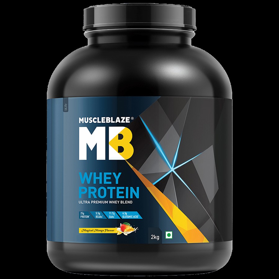 MuscleBlaze Whey Protein - Mango