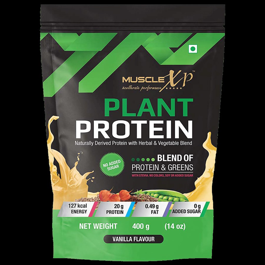 MuscleXP Plant Protein - Vanilla Flavour