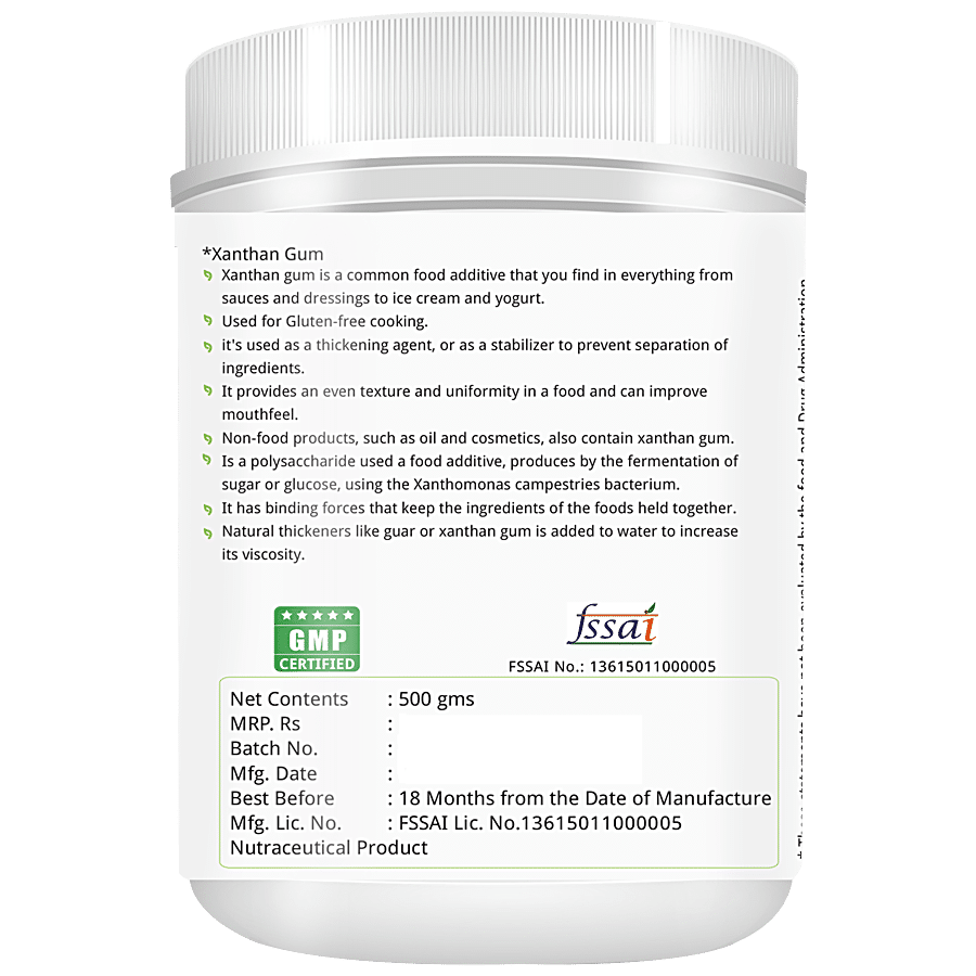 Natures Velvet Xanthan Gum Powder - Gelling Agent