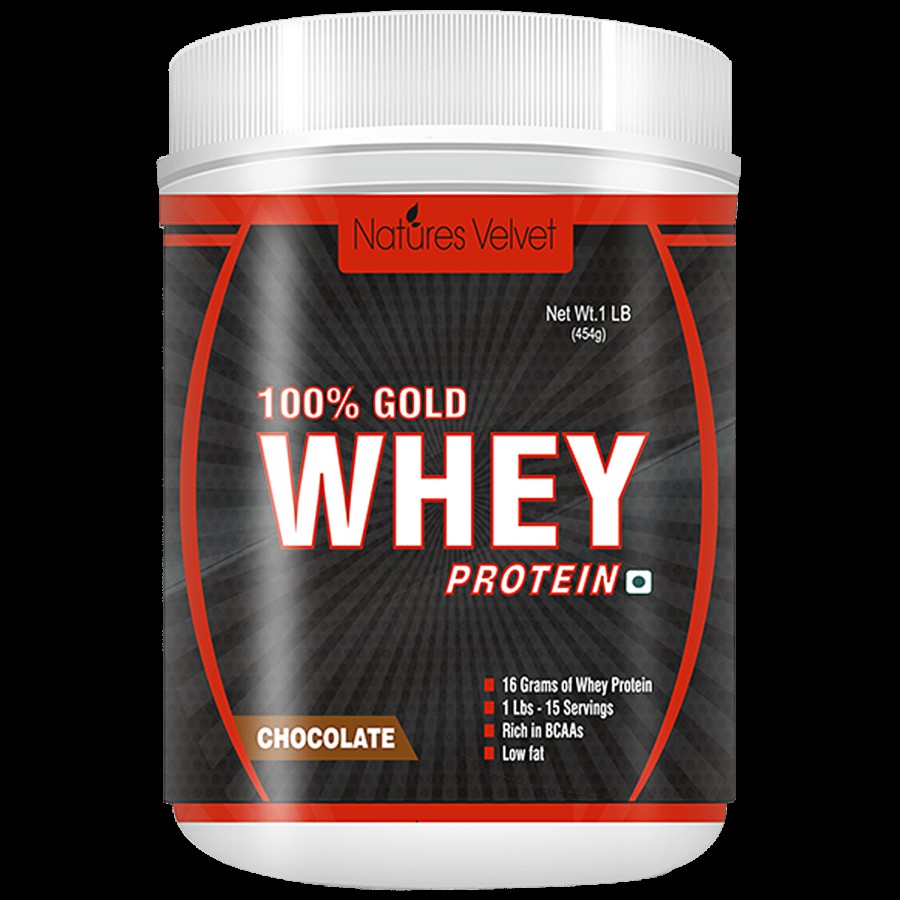 Natures Velvet 100% Gold Whey Protein - Chocolate