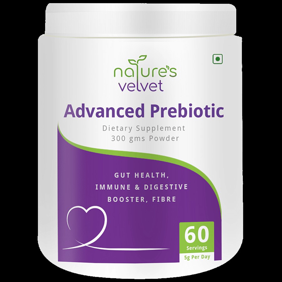 Natures Velvet Advanced Prebiotics Supplement -  For Gut