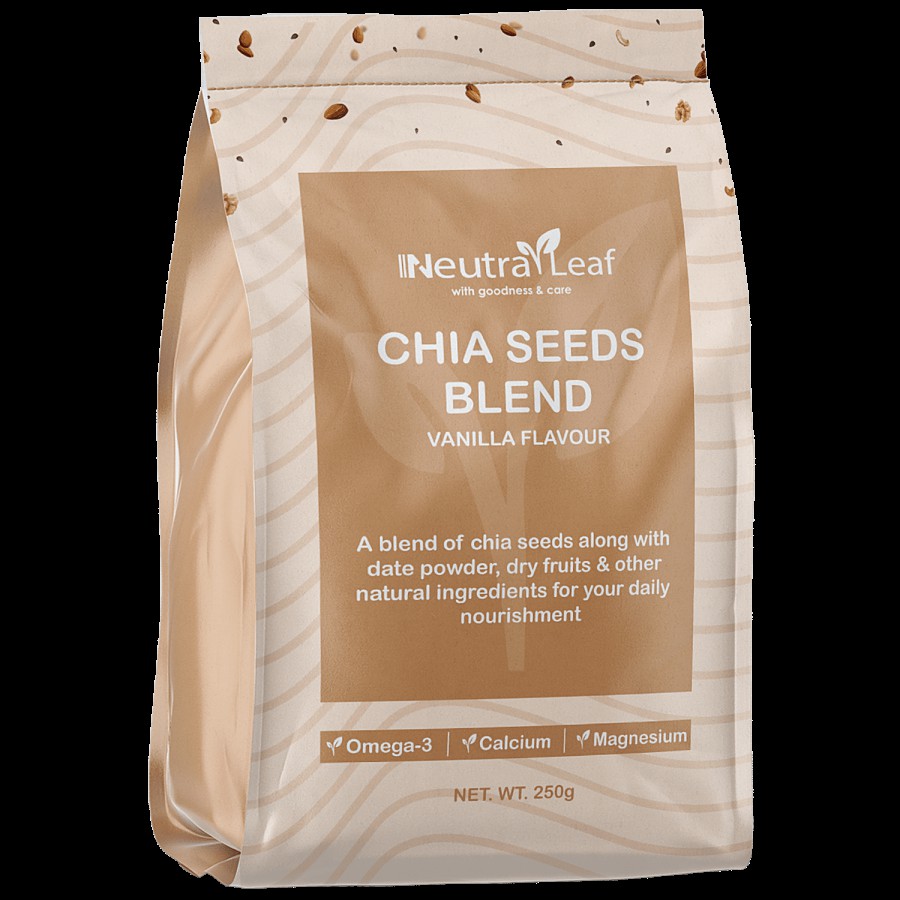 NeutraLeaf Chia Seeds Blend - Vanilla Flavour