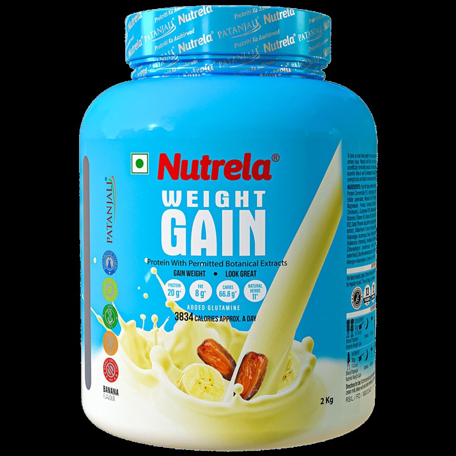 Nutrela Weight Gain - Banana Flavour