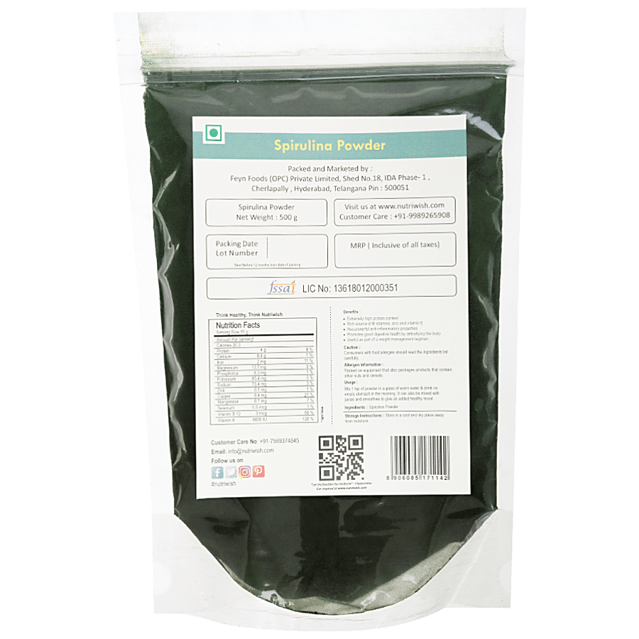 Nutriwish Spirulina Powder