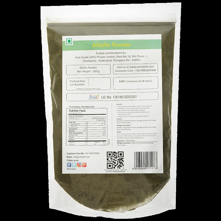 Nutriwish Alfalfa Powder