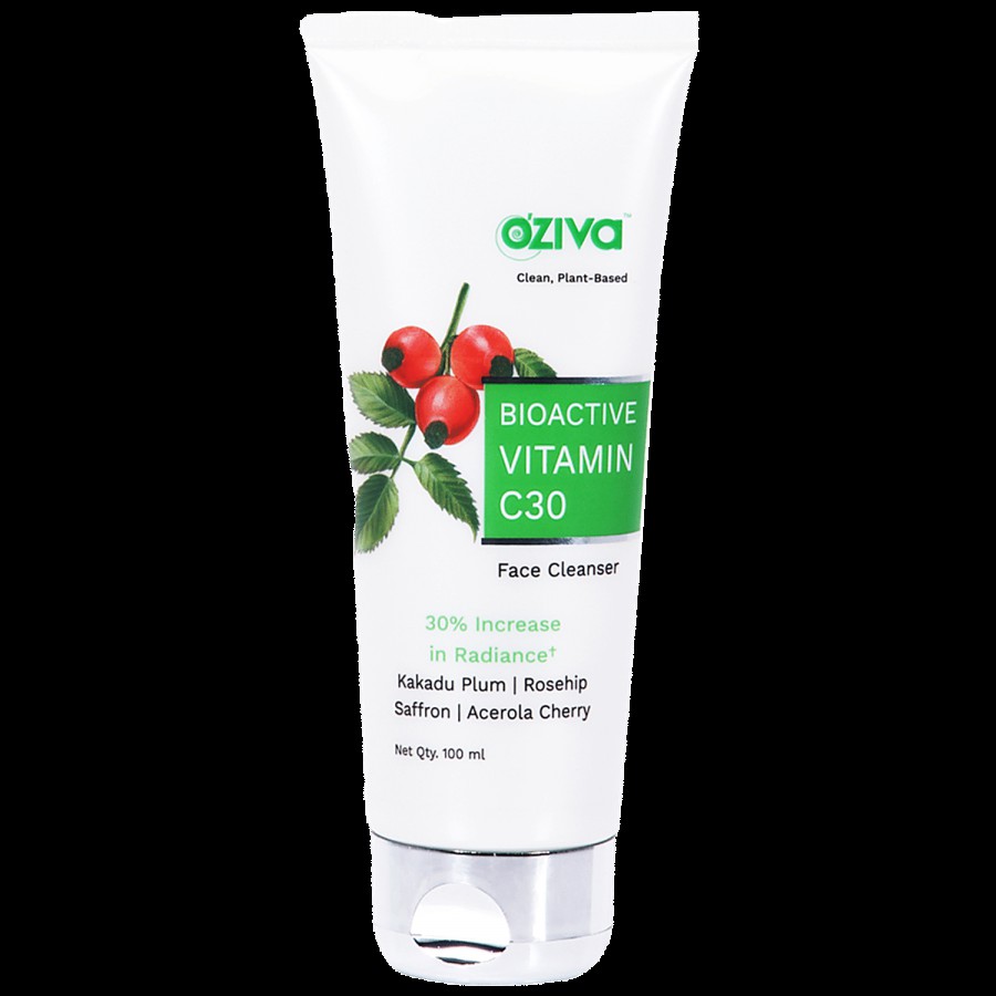 O'ZIVA Bioactive Vitamin C30 Face Cleanser - 30% Increase In Skin Radiance