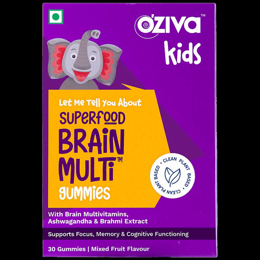 O'ZIVA Kids - Superfood Brain Multi Gummies